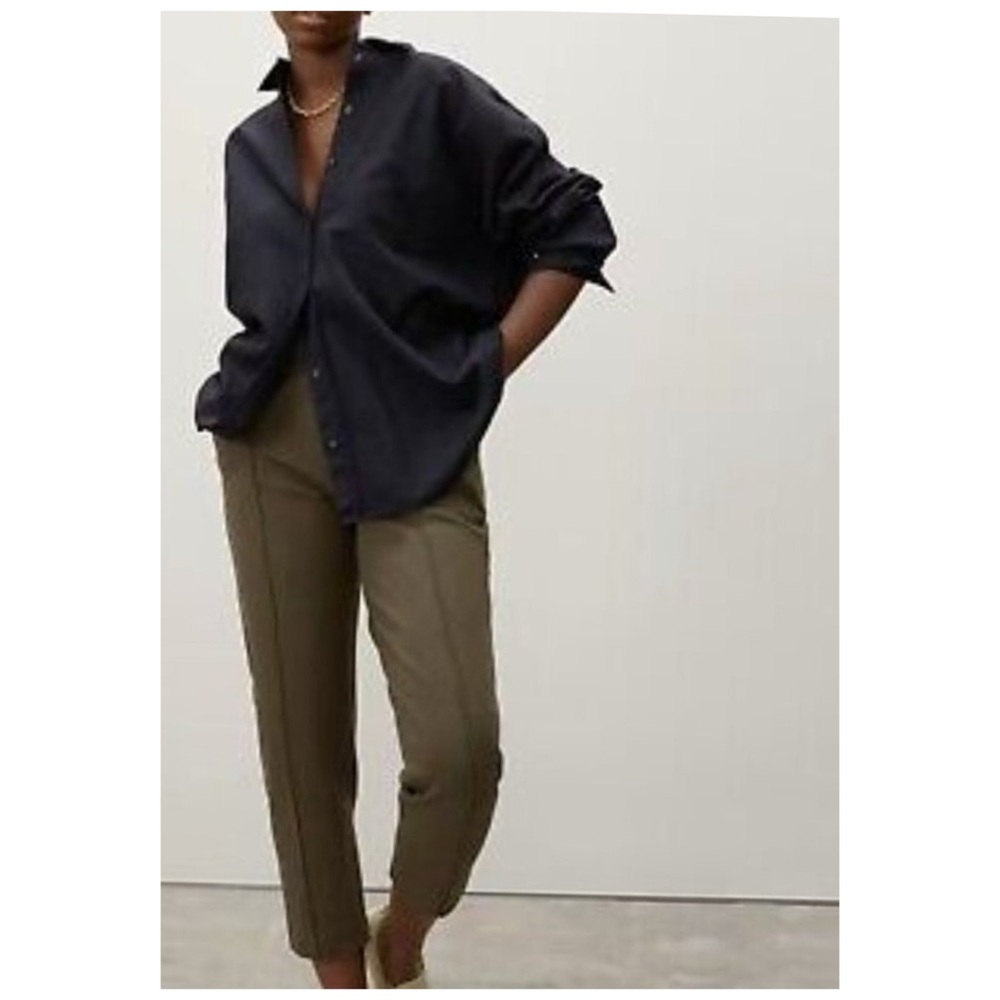 Everlane Pull On‎ Straight Leg Pants XS Green